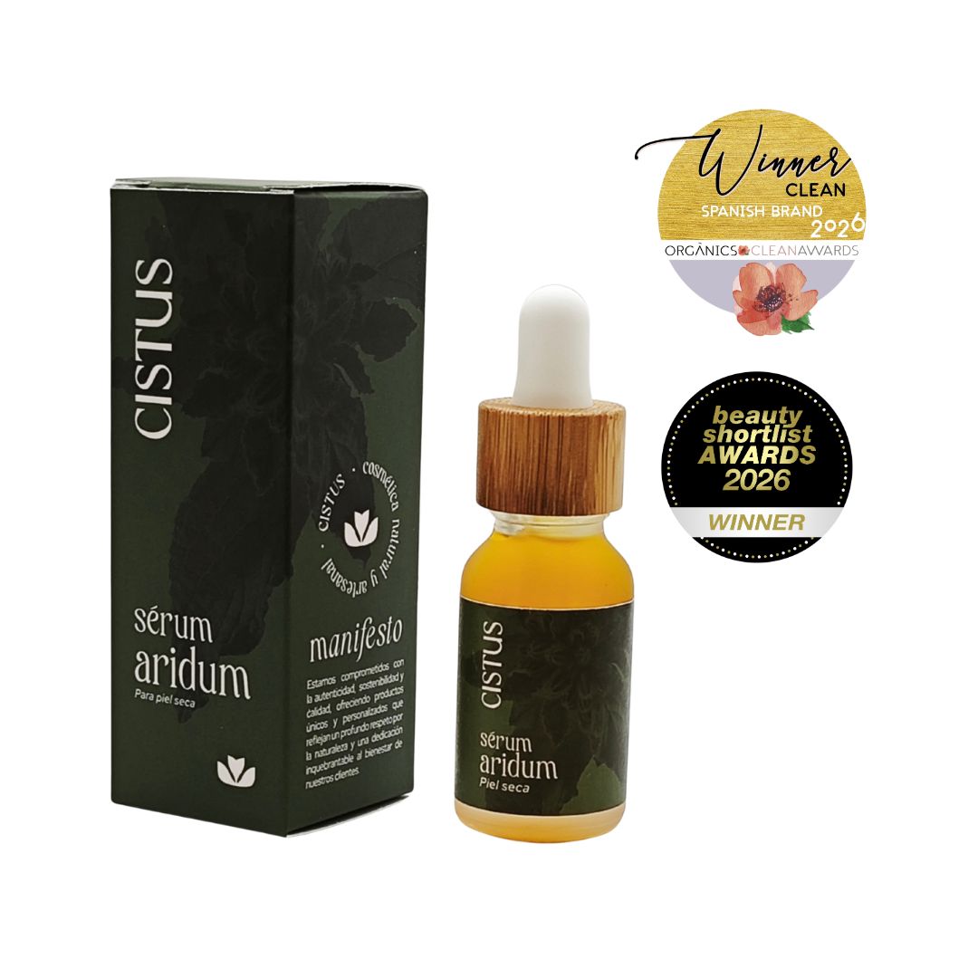 Sérum facial Aridum CISTUS Cosmética Natural Mejor Sérum Piel Seca