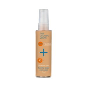 CREMA FACIAL CON COLOR FPS 50 PROTECCIÓN SOLAR MINERAL NATURAL