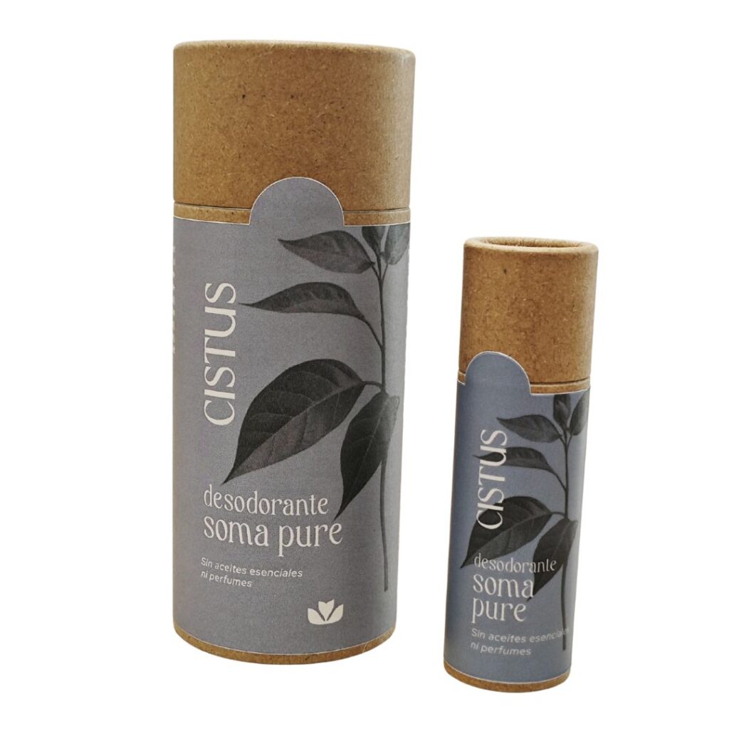 SOMA PURE · DESODORANTE SÓLIDO NATURAL SIN PERFUME
